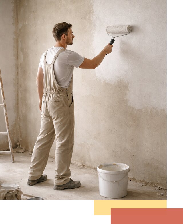 Грунтовка стен под отделку в Ангарске профессиональным раствором