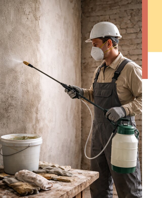 Антисептическая обработка стен в Ангарске от 1233 руб. — быстро и недорого | ОТДЕЛОЧНИК-Нгр