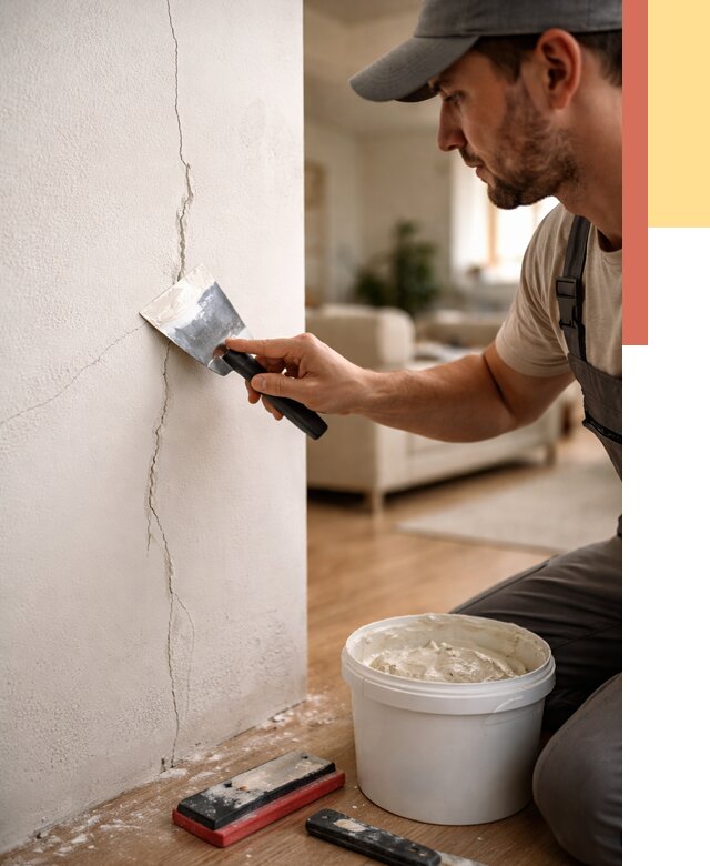 Заделка трещин и сколов в Ангарске от 2517 руб. — быстро и недорого | ОТДЕЛОЧНИК-Нгр