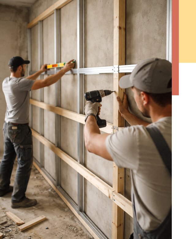 Устройство обрешетки под панели в Ангарске от 2158 руб. — монтаж под ключ | ОТДЕЛОЧНИК-Нгр