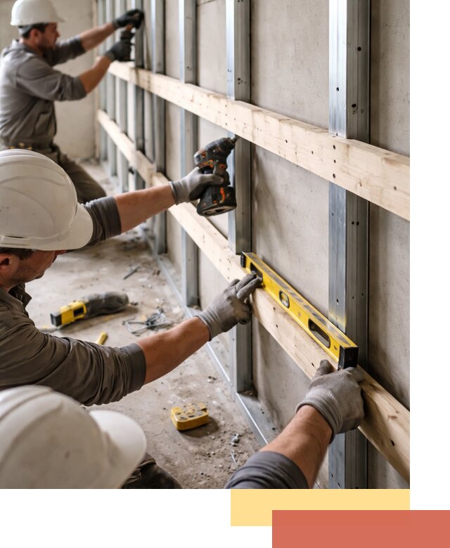 Устройство обрешетки под панели в Ангарске