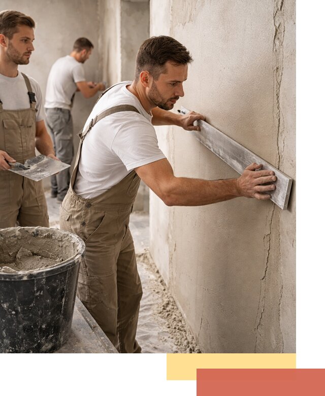 Штукатурка стен без маяков в Ангарске быстро и качественно