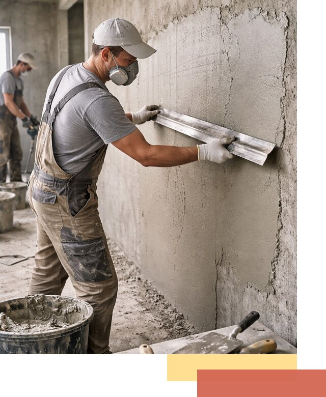 Штукатурка бетонных стен в Ангарске качественно и долговечно