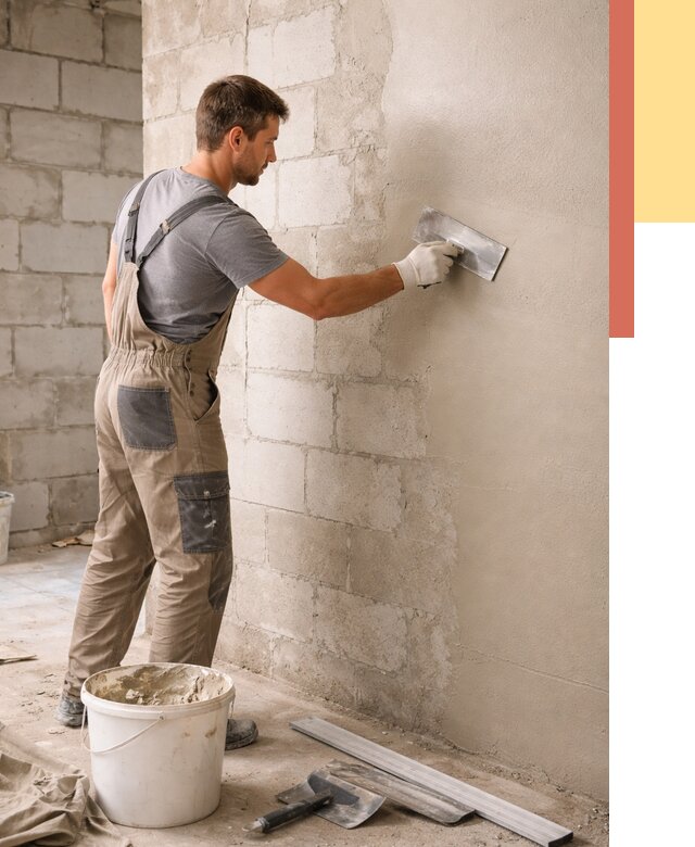 Штукатурка стен из газобетона в Ангарске от 2158 руб./м2 — быстро и недорого | ОТДЕЛОЧНИК-Нгр