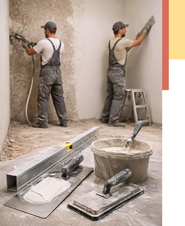 Штукатурка стен под обои в Ангарске от 4623 руб./м2 — выравнивание под обои | ОТДЕЛОЧНИК-Нгр