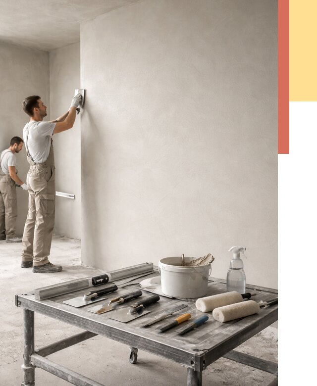 Штукатурка стен под покраску в Ангарске от 4623 руб./м² — качественно и недорого | ОТДЕЛОЧНИК-Нгр