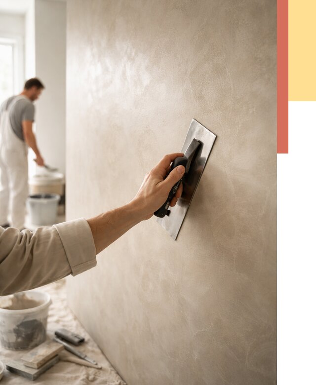 Венецианская штукатурка в Ангарске от 3596 руб/м² — нанесение стен под ключ | ОТДЕЛОЧНИК-Нгр