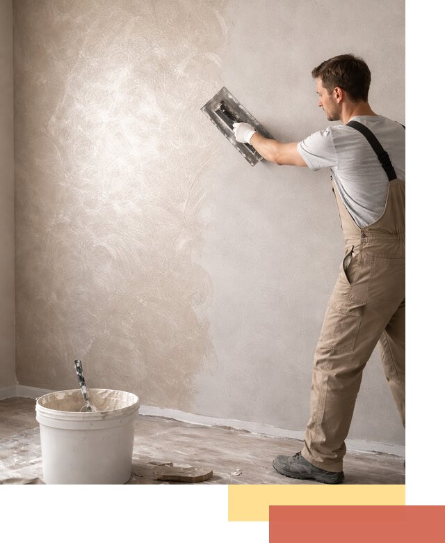 Декоративная штукатурка «Мокрый шелк» под ключ в Ангарске