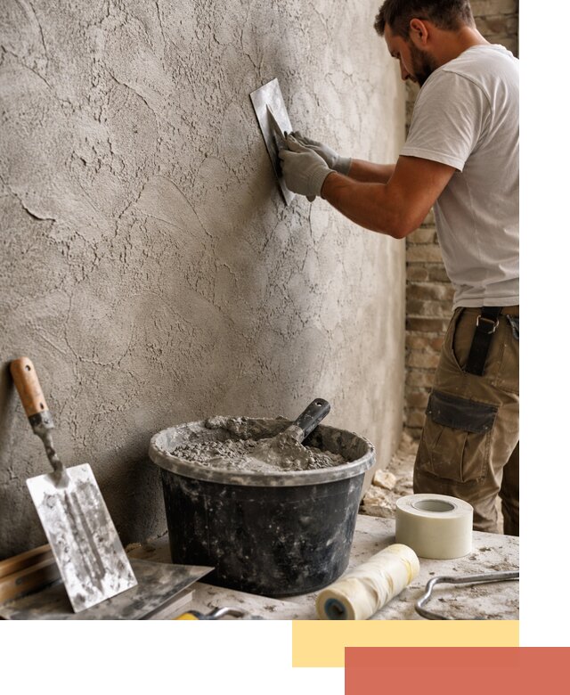 Декоративная штукатурка лофт в Ангарске — отделка стен и потолков