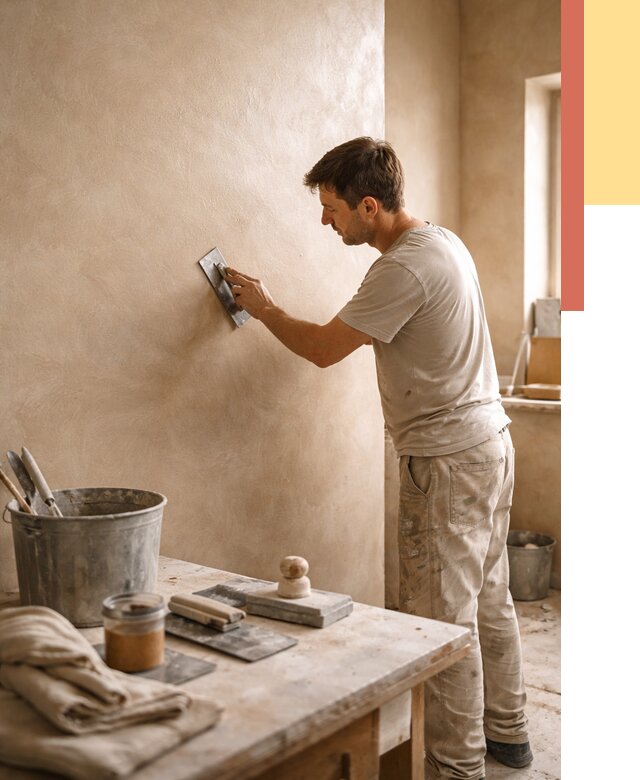 Марокканская штукатурка таделакт в Ангарске под ключ от 4315 руб. | ОТДЕЛОЧНИК-Нгр