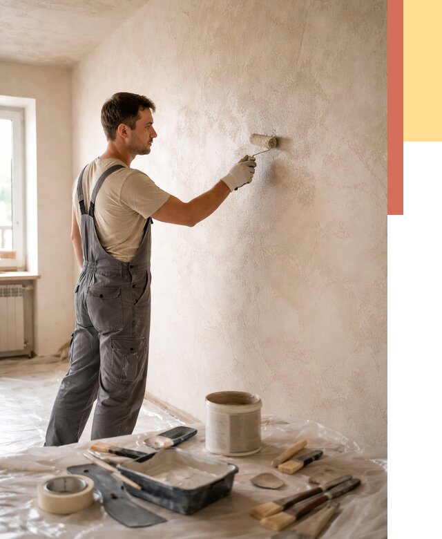 Нанесение лессирующей краски по декоративке в Ангарске от 1798 руб. | ОТДЕЛОЧНИК-Нгр