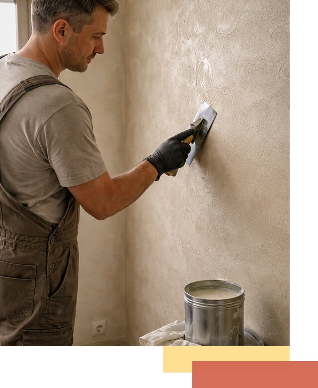 Нанесение воска на штукатурку в Ангарске для защиты и блеска