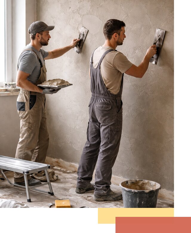 Ремонт декоративной штукатурки и восстановление фактуры в Ангарске