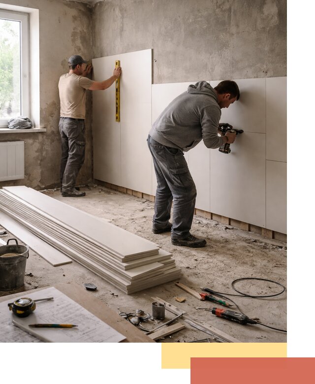 Монтаж ПВХ панелей на стены в Ангарске качественно и быстро