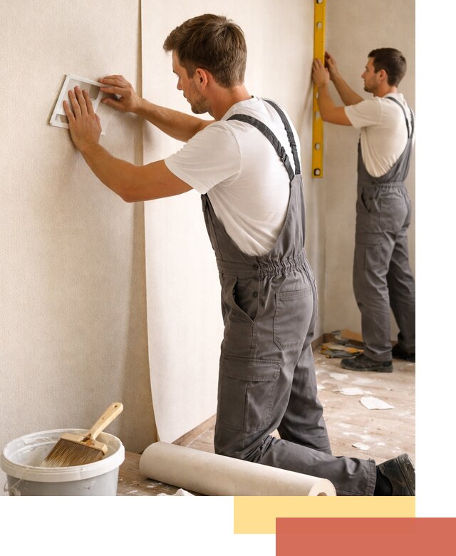 Поклейка бумажных обоев в Ангарске качественно и недорого