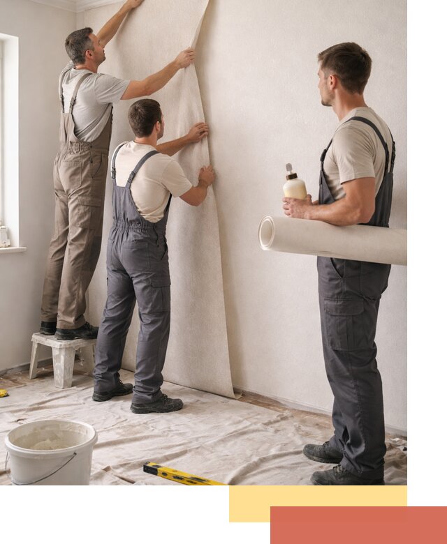 Оклейка стен обоями в Ангарске — качественно и профессионально