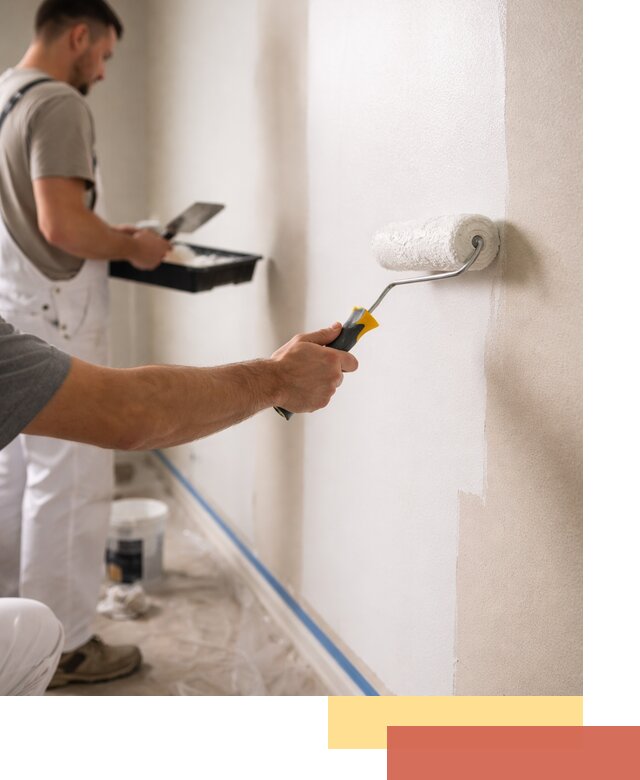 Покраска стен акриловой краской профессионально в Ангарске