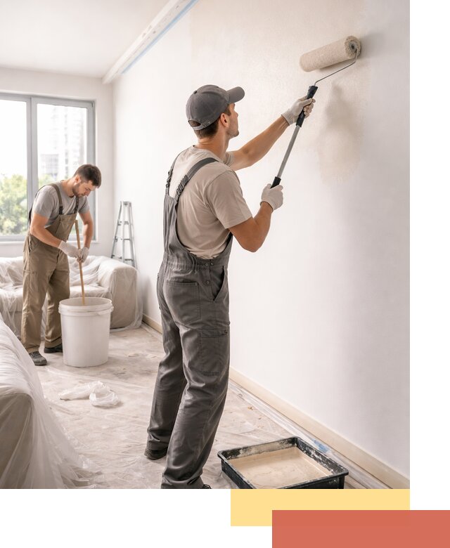 Покраска стен в офисе в Ангарске — быстрый и качественный ремонт