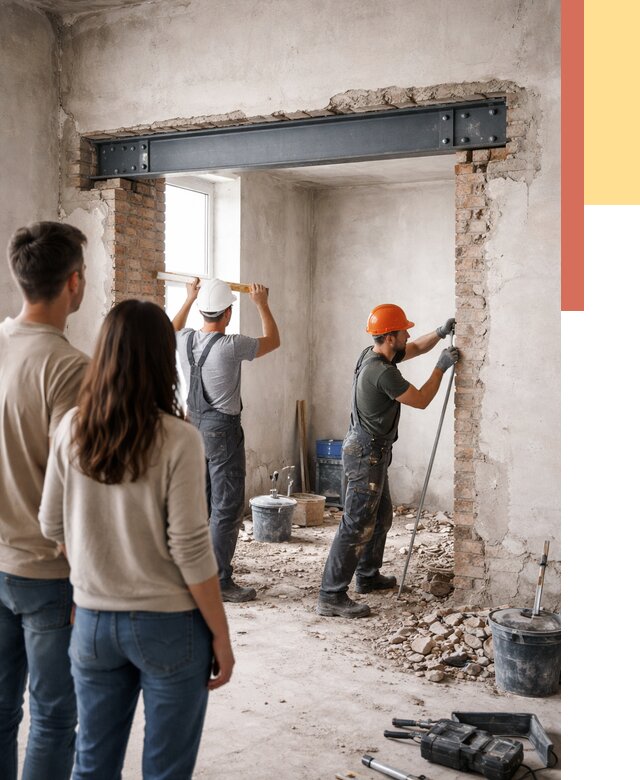 Усиление проема в стене в Ангарске от 9760 руб. — усиление дверного проема металлоконструкцией | ОТДЕЛОЧНИК-Нгр