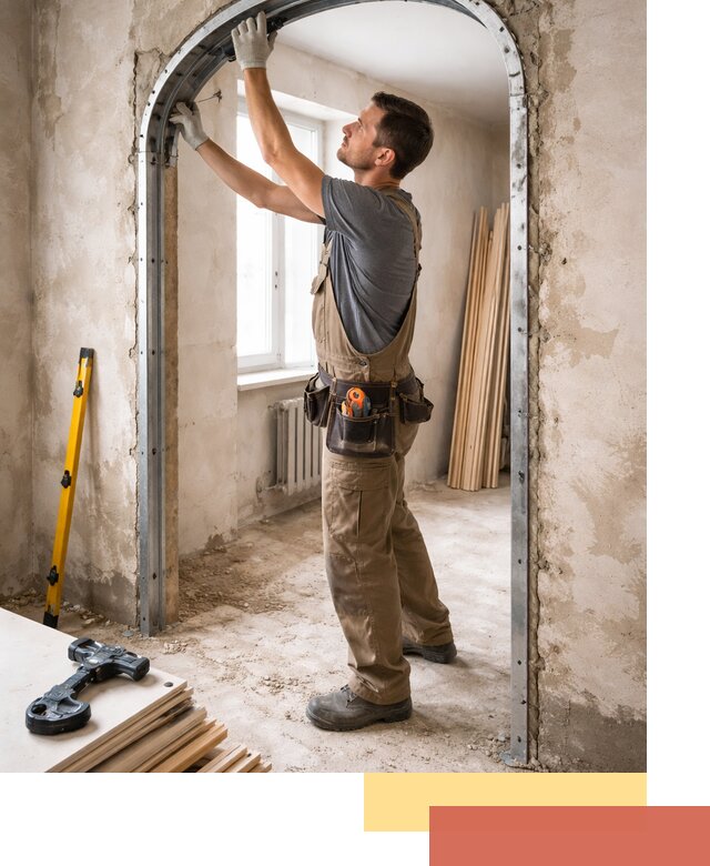 Устройство арочного проема в Ангарске под ключ