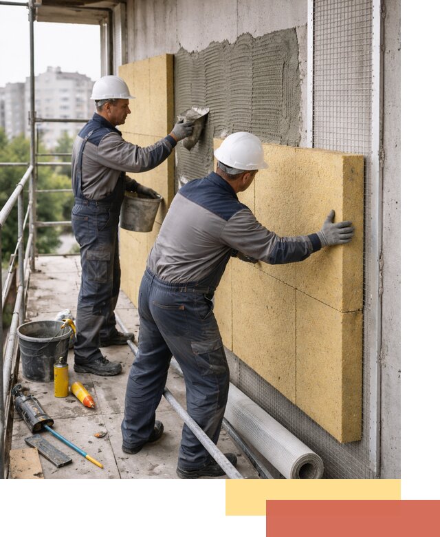 Утепление стен зданий и домов в Ангарске качественно и надежно