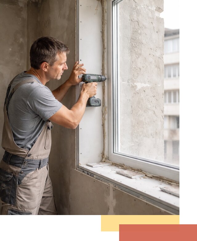 Монтаж гипсокартонных откосов в Ангарске под ключ