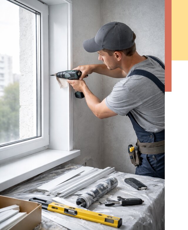 Установка пластиковых откосов в Ангарске от 2312 руб. | ОТДЕЛОЧНИК-Нгр монтаж, быстро и недорого