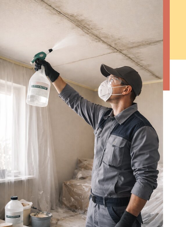 Антисептическая обработка потолка в Ангарске от 2569 руб. | ОТДЕЛОЧНИК-Нгр