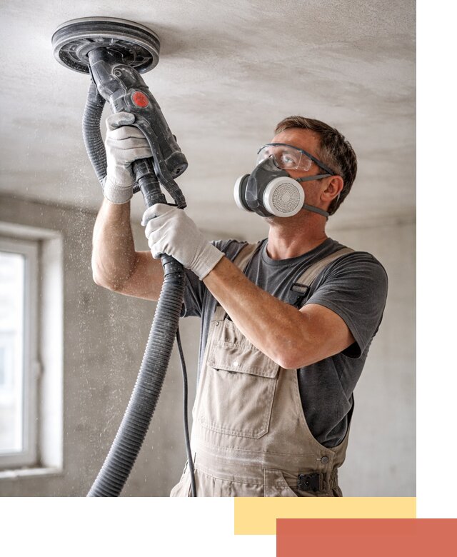 Шлифовка потолка в Ангарске — качественная подготовка под отделку