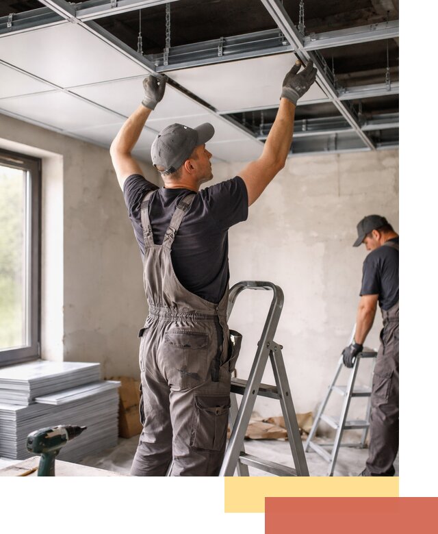 Монтаж кассетного потолка в Ангарске качественно и быстро