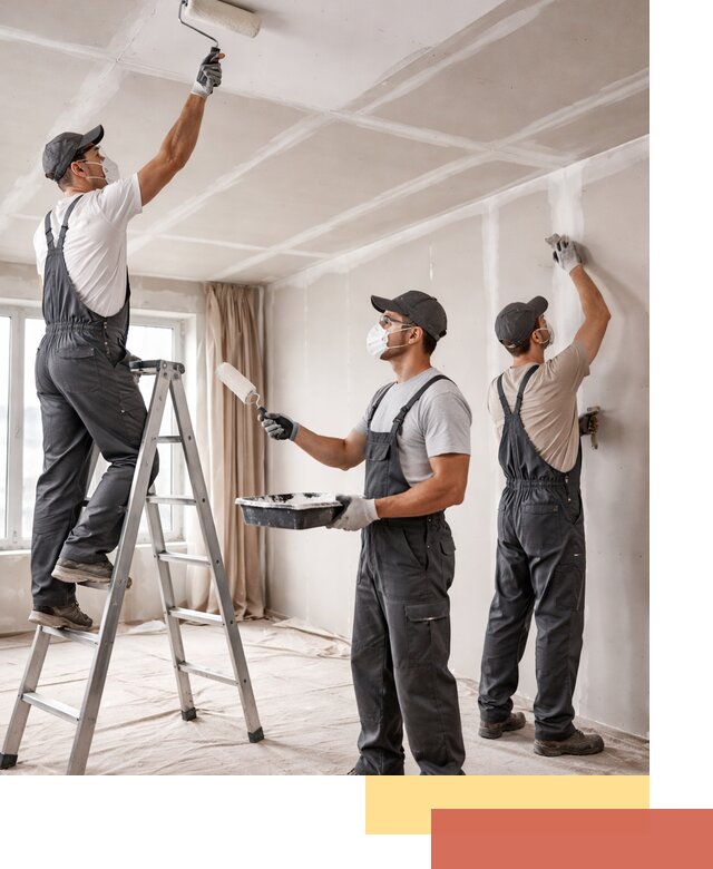 Покраска потолка из гипсокартона в Ангарске качественно и недорого