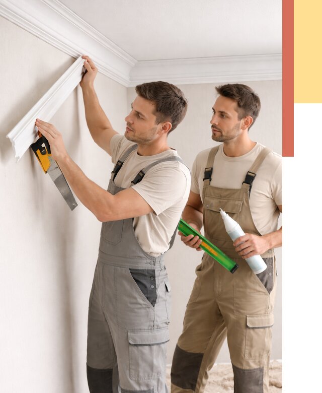 Монтаж потолочного плинтуса в Ангарске от 2363 руб. — быстро и недорого | ОТДЕЛОЧНИК-Нгр