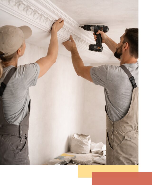 Профессиональный монтаж лепнины на потолок в Ангарске