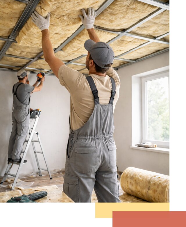 Утепление потолка под ключ в Ангарске качественно и быстро