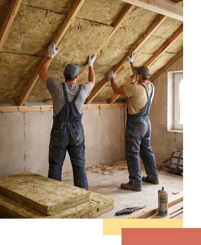 Утепление потолка минеральной ватой в Ангарске