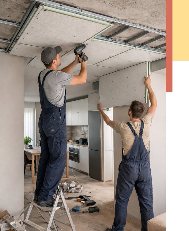 Шумоизоляция потолка панелями зипс в Ангарске от 1901 руб. под ключ | ОТДЕЛОЧНИК-Нгр